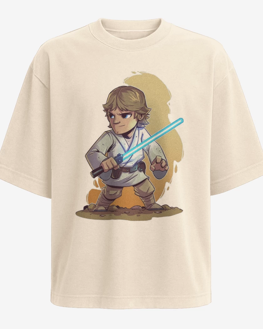 Polera Oversize Chibi Luke Skywalker