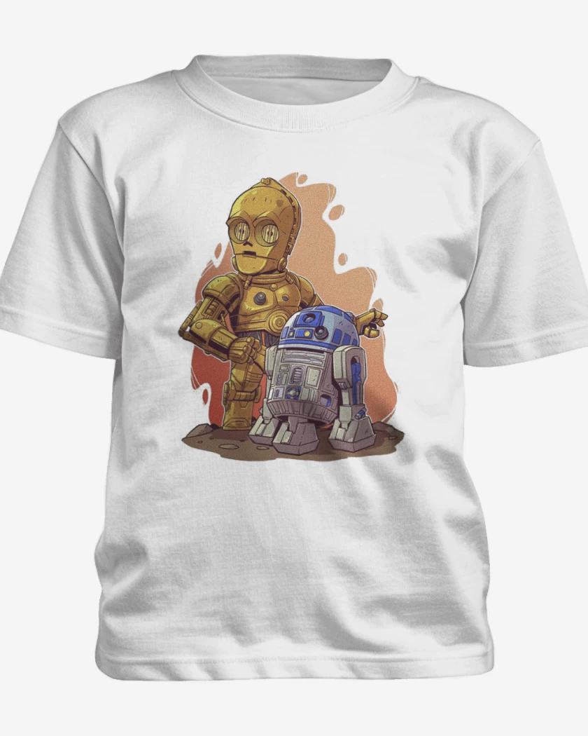 Polera de niño Blanco de Chibi Citripio y Arturito
