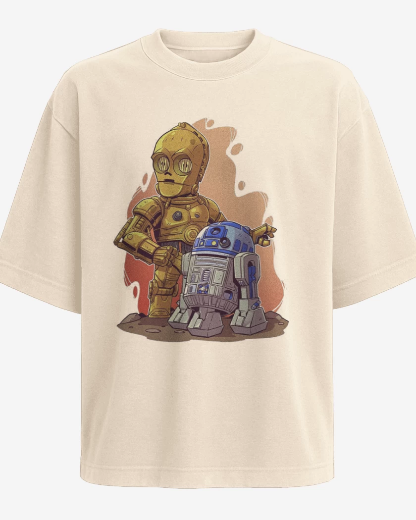 Polera Oversize Chibi Citripio y Arturito