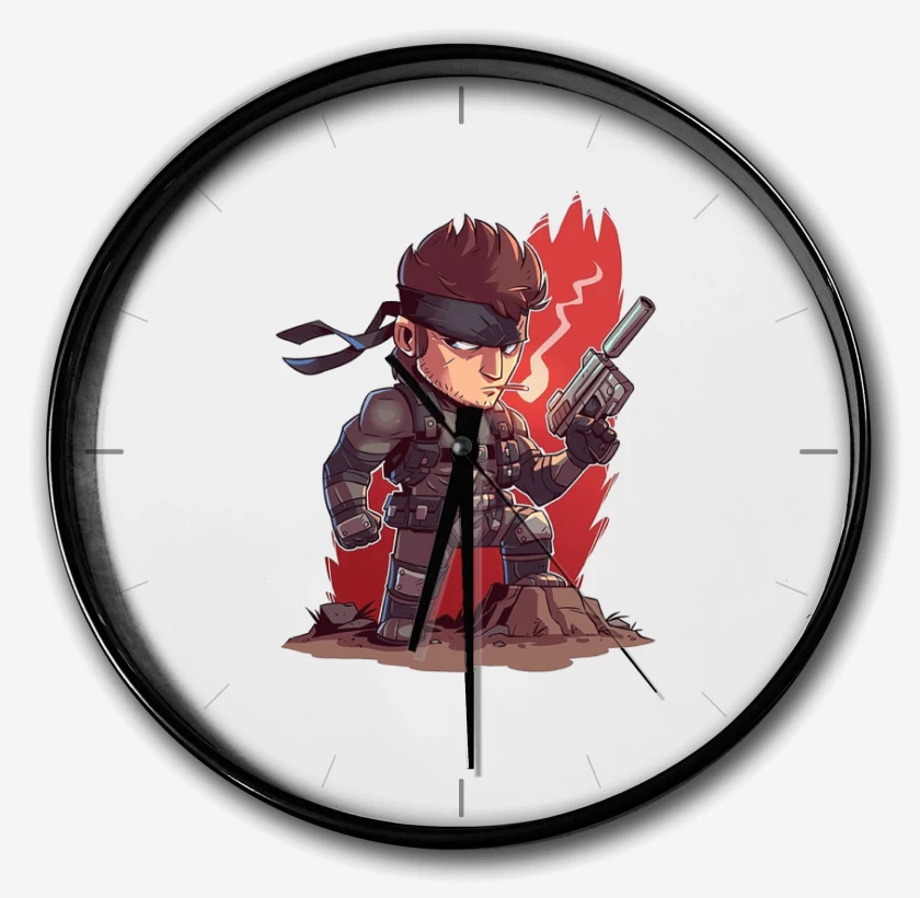 Reloj Blanco de Chibi Metal Gear