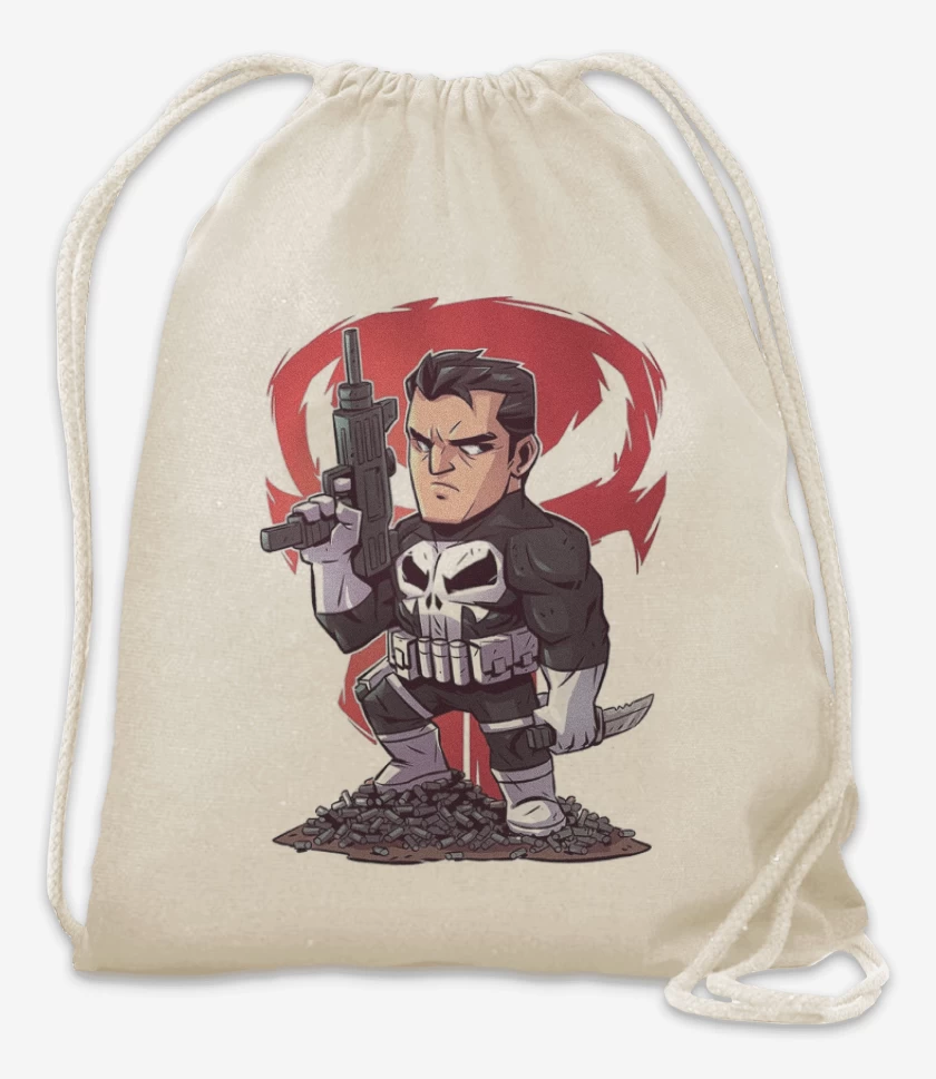 Mochila Blanco de Chibi El que castiga