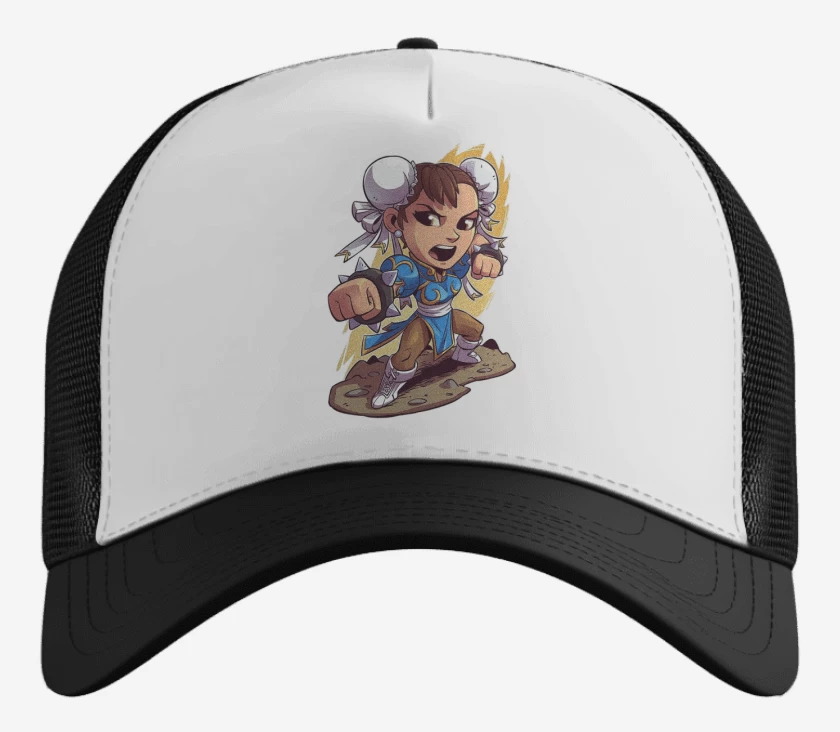 Gorro Blanco de Chibi Chun Li