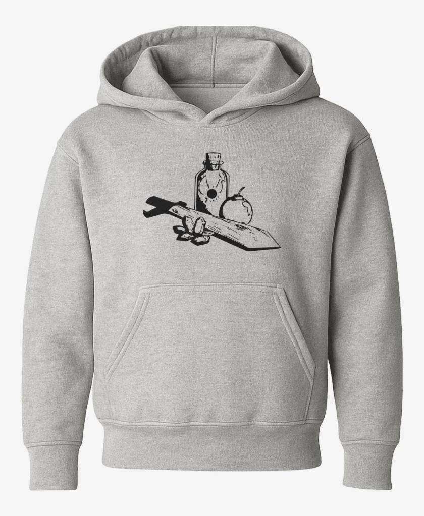 Poleron de niño Gris Melange de The Legend Of Zelda - Items