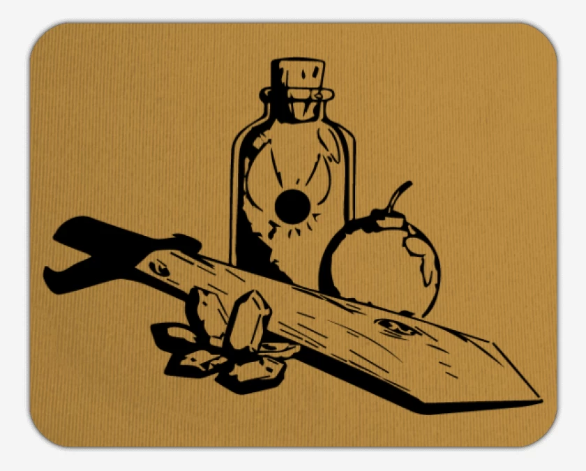 Mousepad The Legend Of Zelda - Items