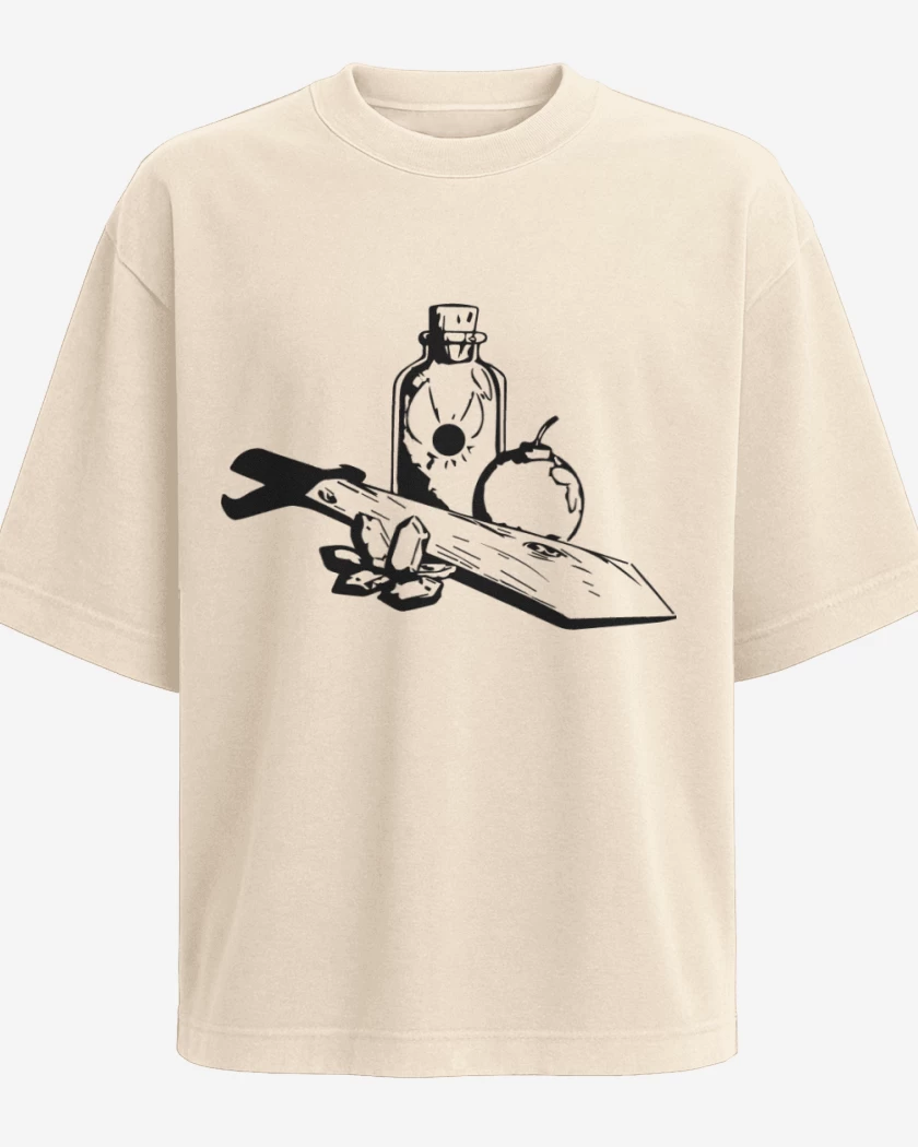Polera Oversize The Legend Of Zelda - Items