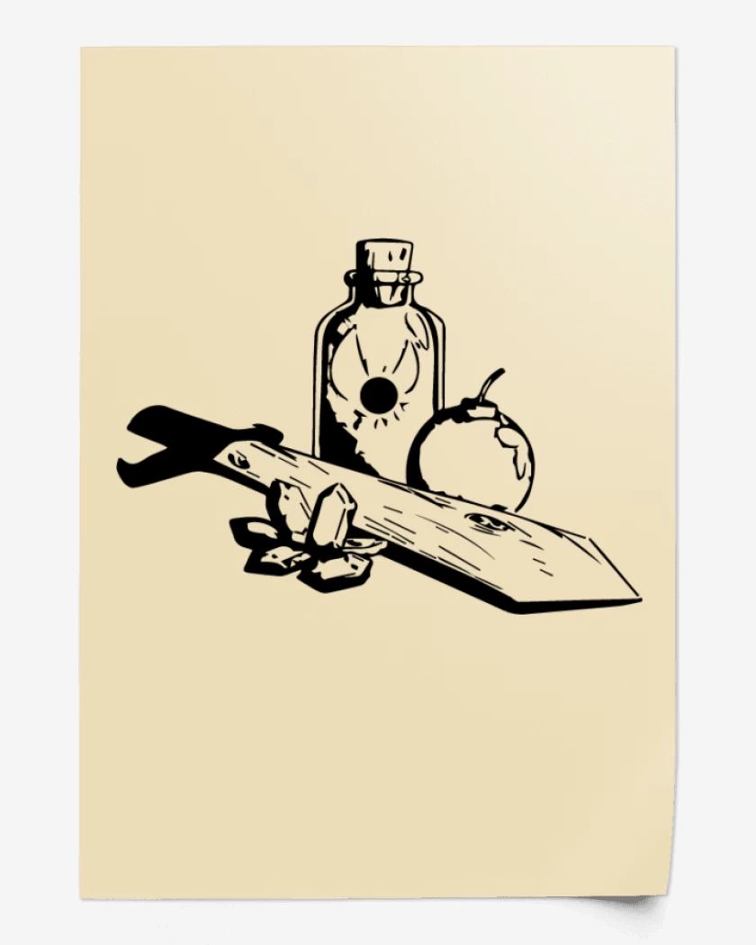 Print The Legend Of Zelda - Items