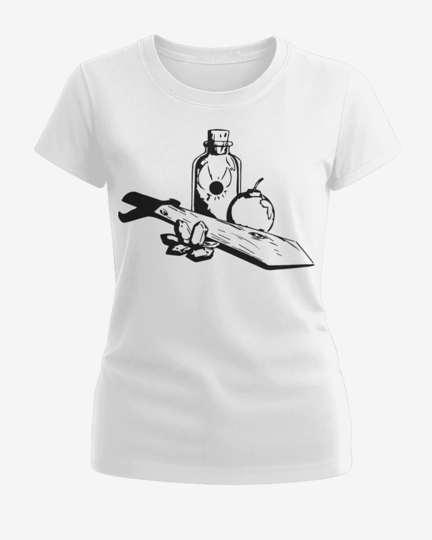 Polera de Mujer Blanco de The Legend Of Zelda - Items