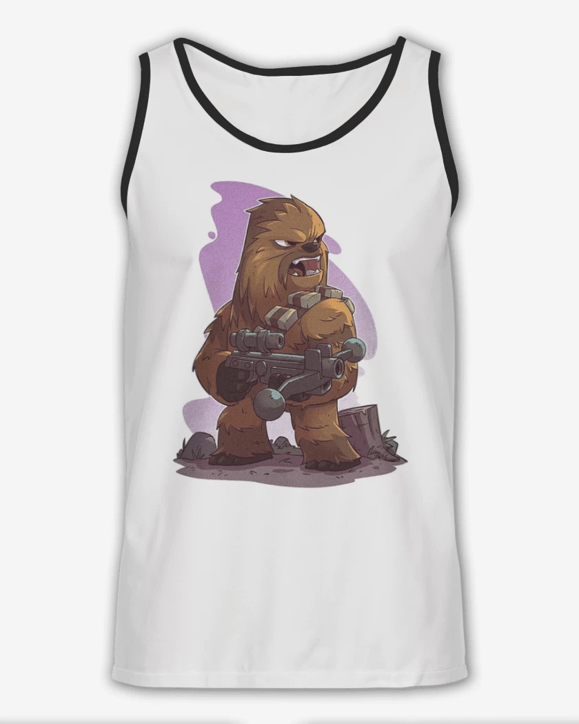 Sudadera Blanco de Chibi Chewbaca