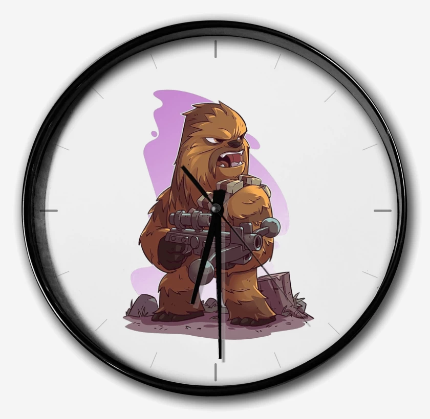 Reloj Blanco de Chibi Chewbaca