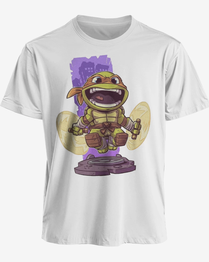 Polera premium Blanco de Chibi Mikey