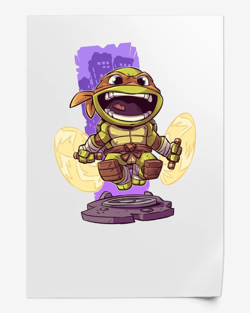 Print Blanco de Chibi Mikey