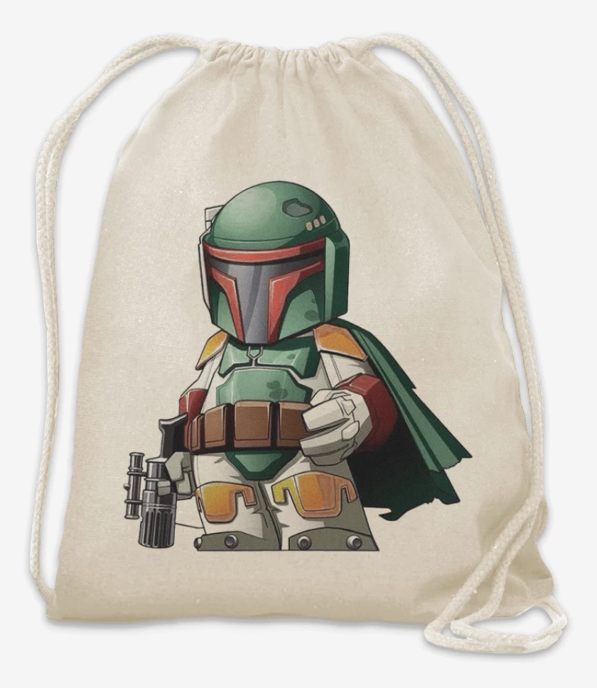 Mochila Blanco de Chibi Bobba Fet