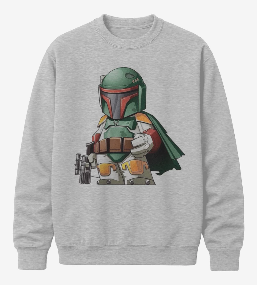 Poleron polo Gris Melange de Chibi Bobba Fet