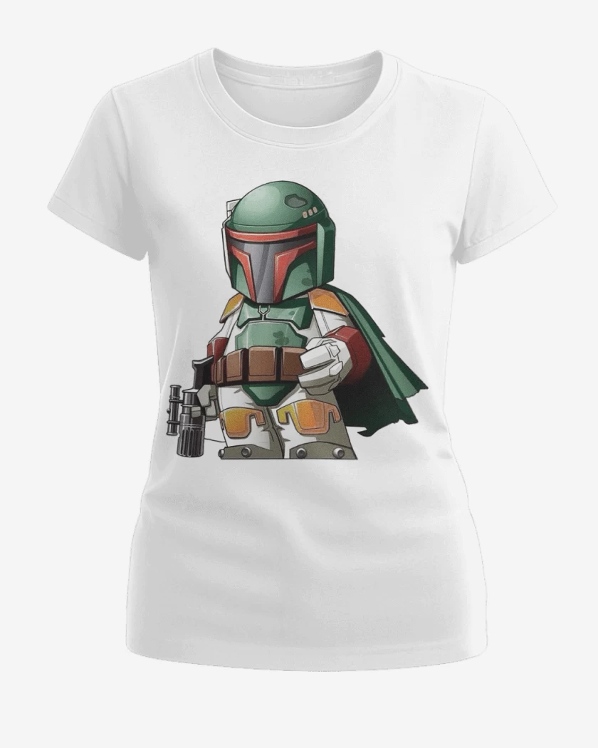 Polera de Mujer Blanco de Chibi Bobba Fet