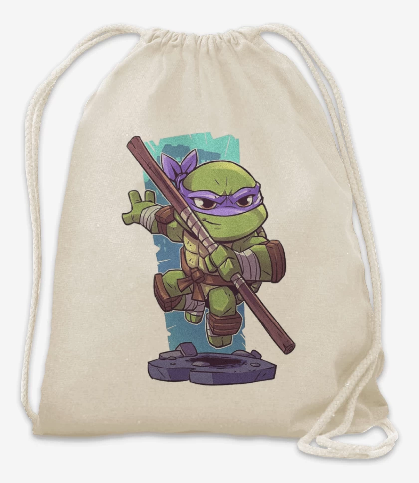Mochila Blanco de Chibi Donatello