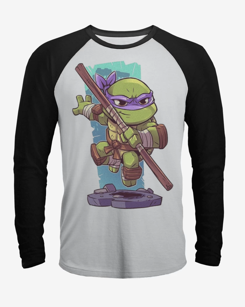 Polera Raglan Chibi Donatello