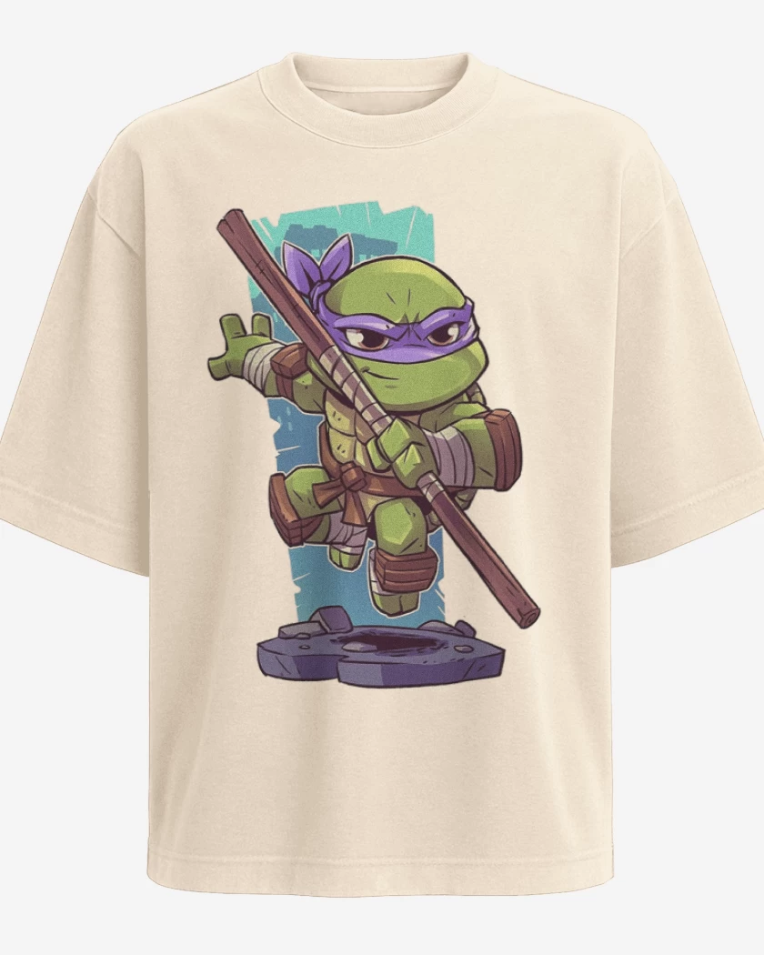 Polera Oversize Chibi Donatello