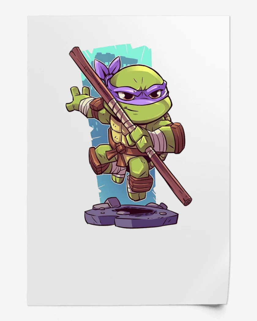 Print Blanco de Chibi Donatello