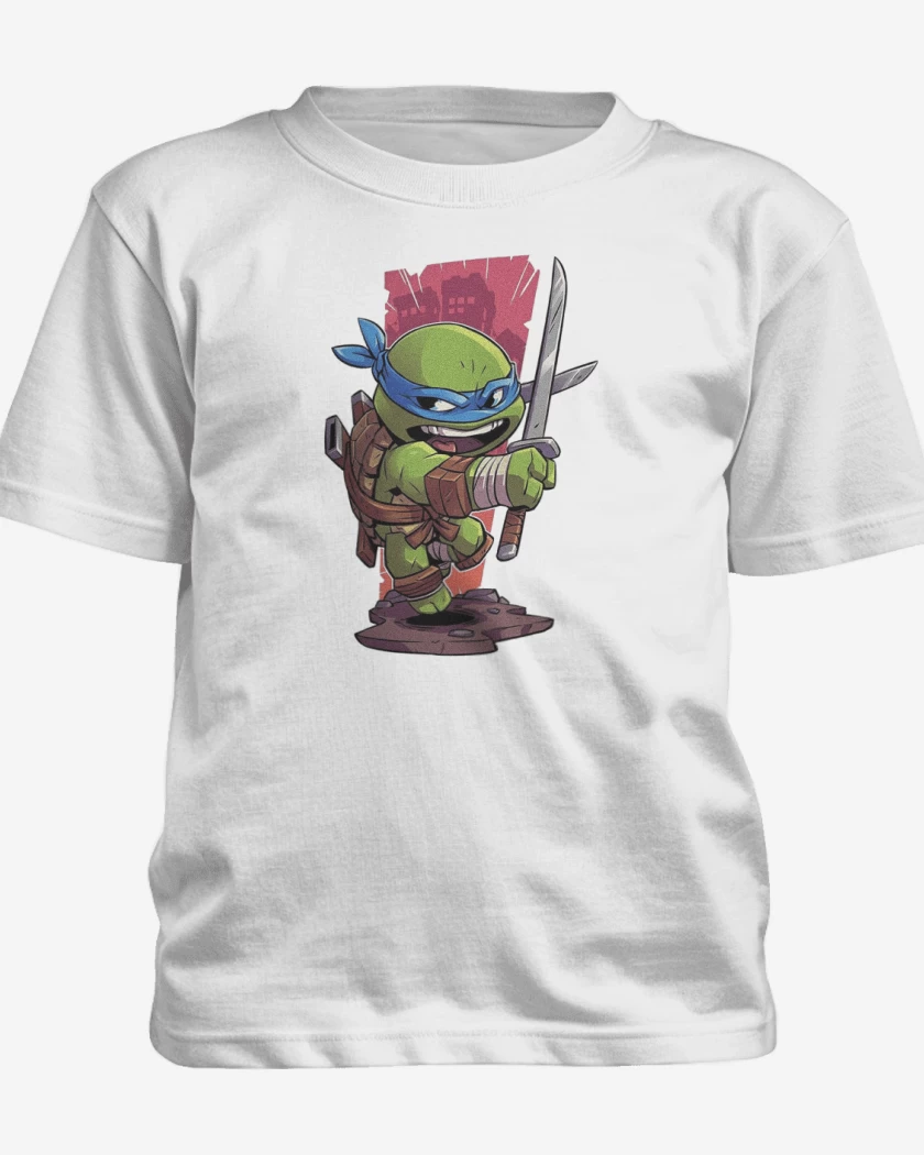 Polera de niño Blanco de Chibi Leo