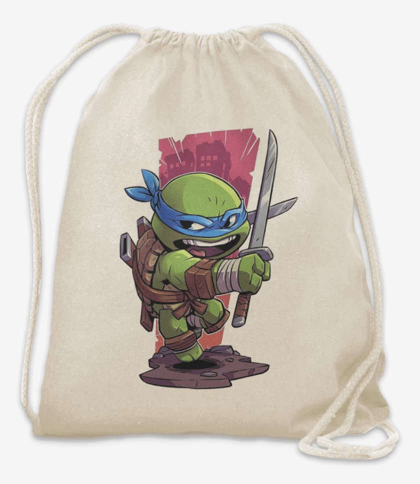 Mochila Blanco de Chibi Leo