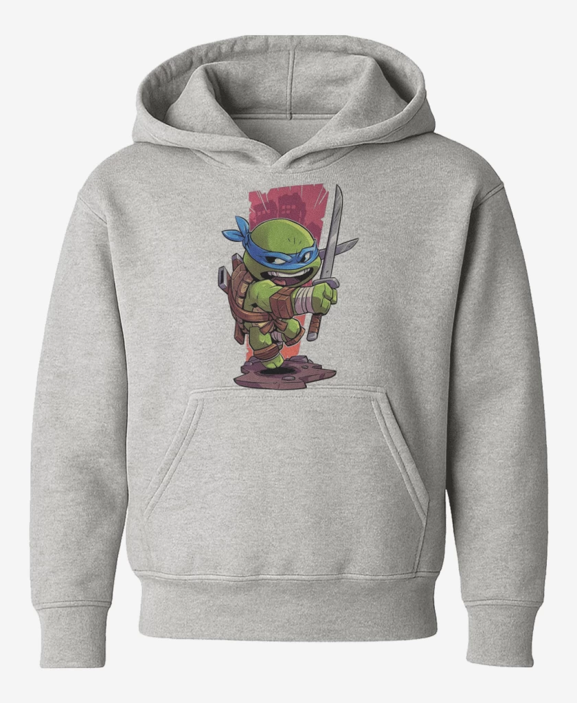 Poleron de niño Gris Melange de Chibi Leo