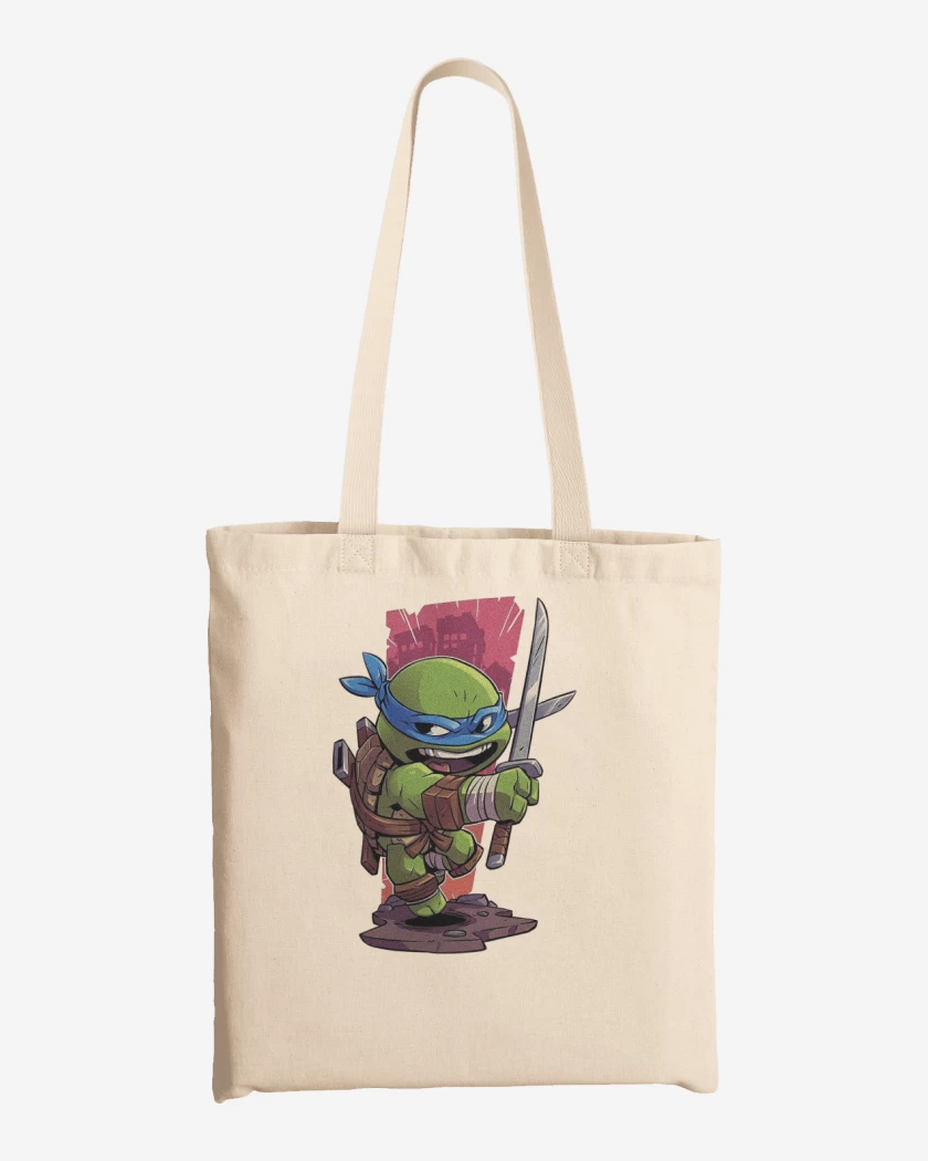 Totebag Blanco de Chibi Leo