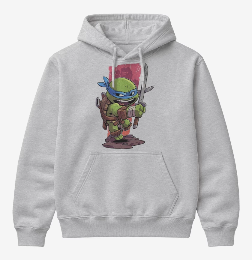 Poleron Canguro básico Gris Melange de Chibi Leo