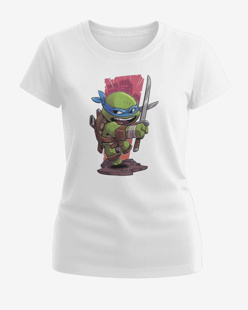 Polera de Mujer Blanco de Chibi Leo