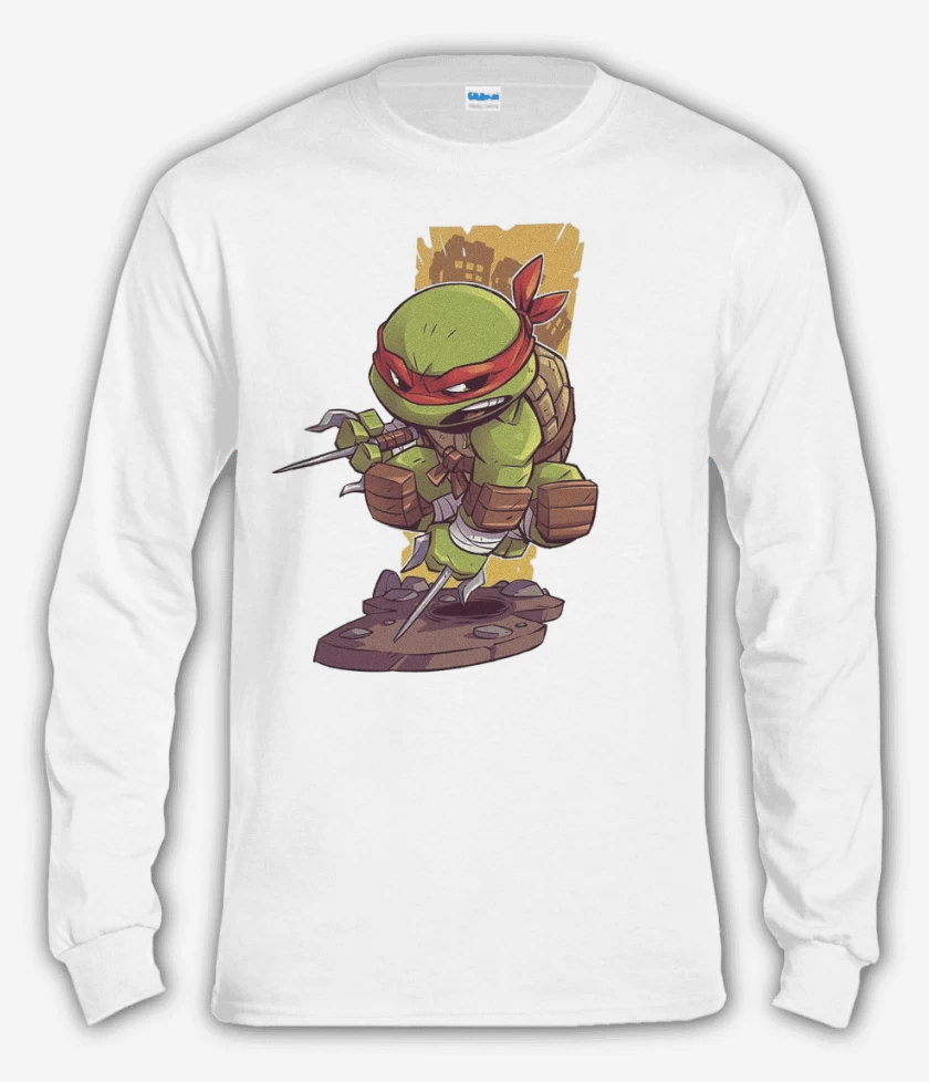 Polera manga larga Blanco de Chibi Ralph