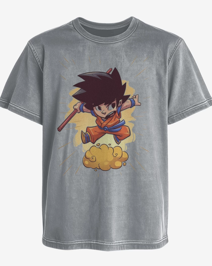 Polera desgastada Chibi Goku
