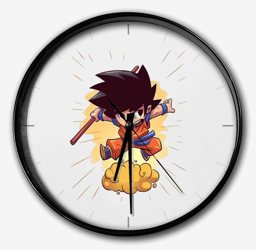 Reloj Blanco de Chibi Goku