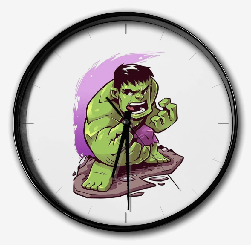 Reloj Blanco de Chibi Hulk