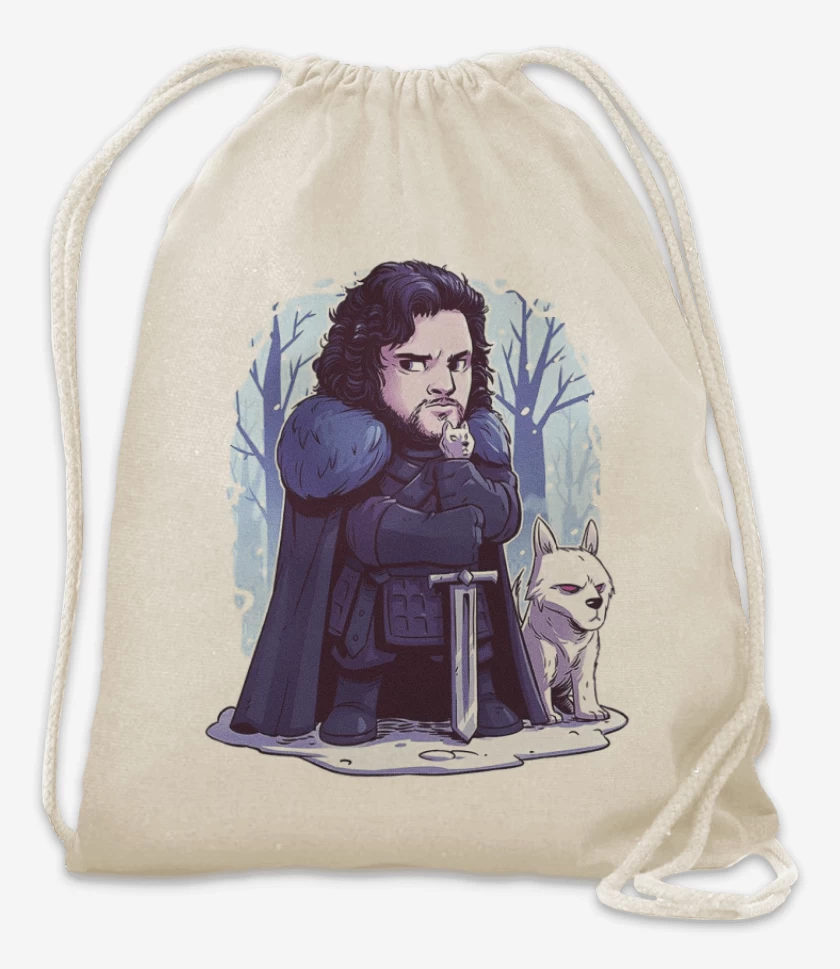 Mochila Blanco de Chibi GOT