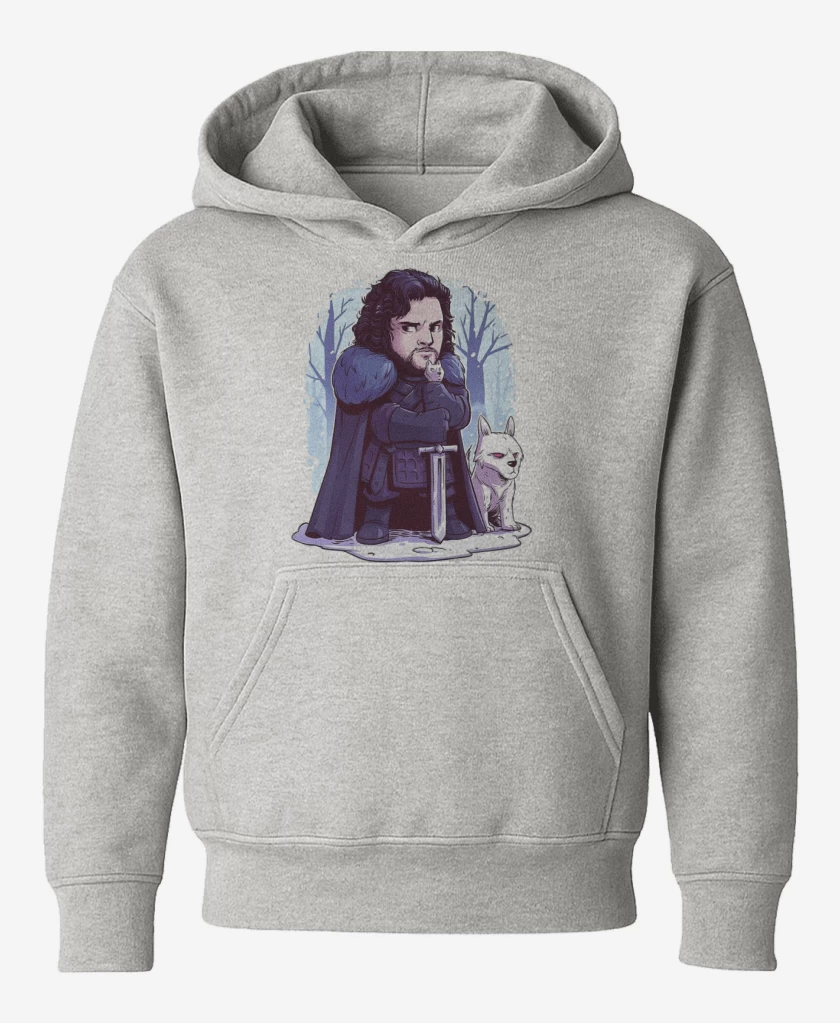 Poleron de niño Gris Melange de Chibi GOT