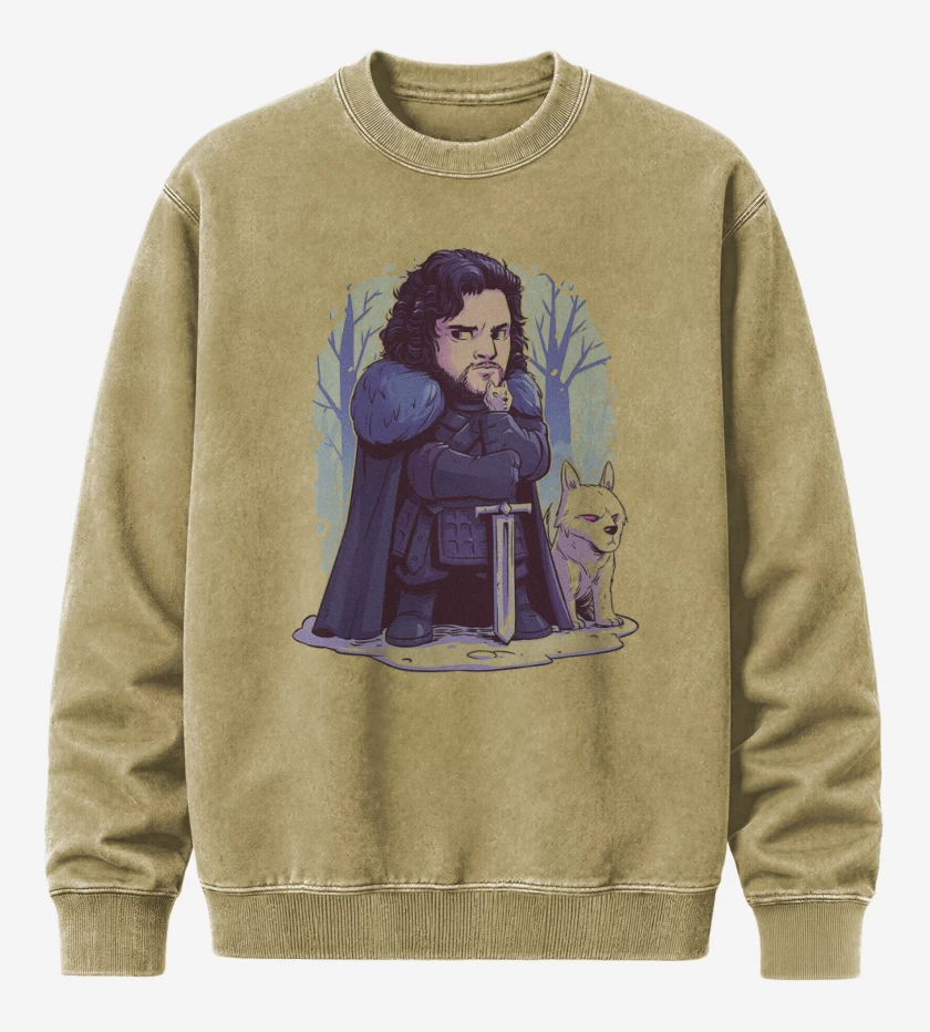 Poleron Polo Acid Wash Chibi GOT