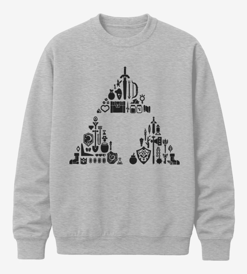 Poleron polo The Legend Of Zelda - Items Triforce