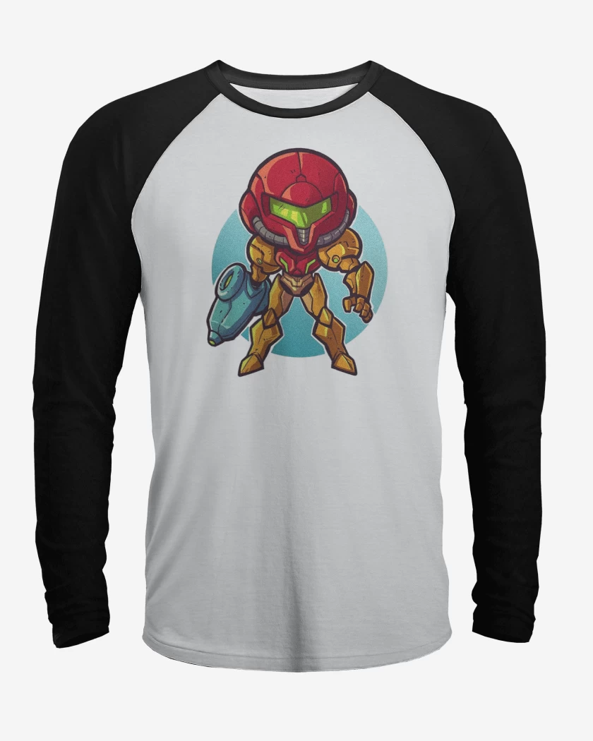 Polera Raglan Chibi Metroid