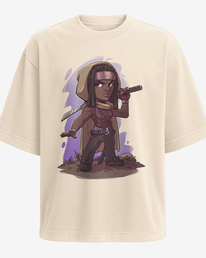 Polera Oversize Chibi Michonne