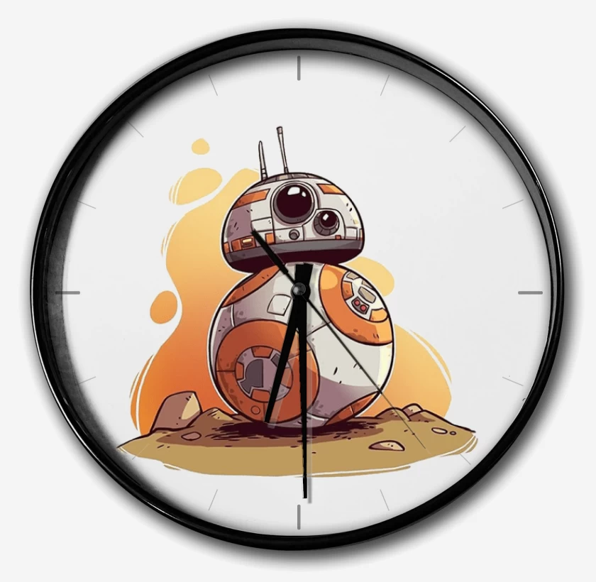 Reloj Blanco de Chibi BB8
