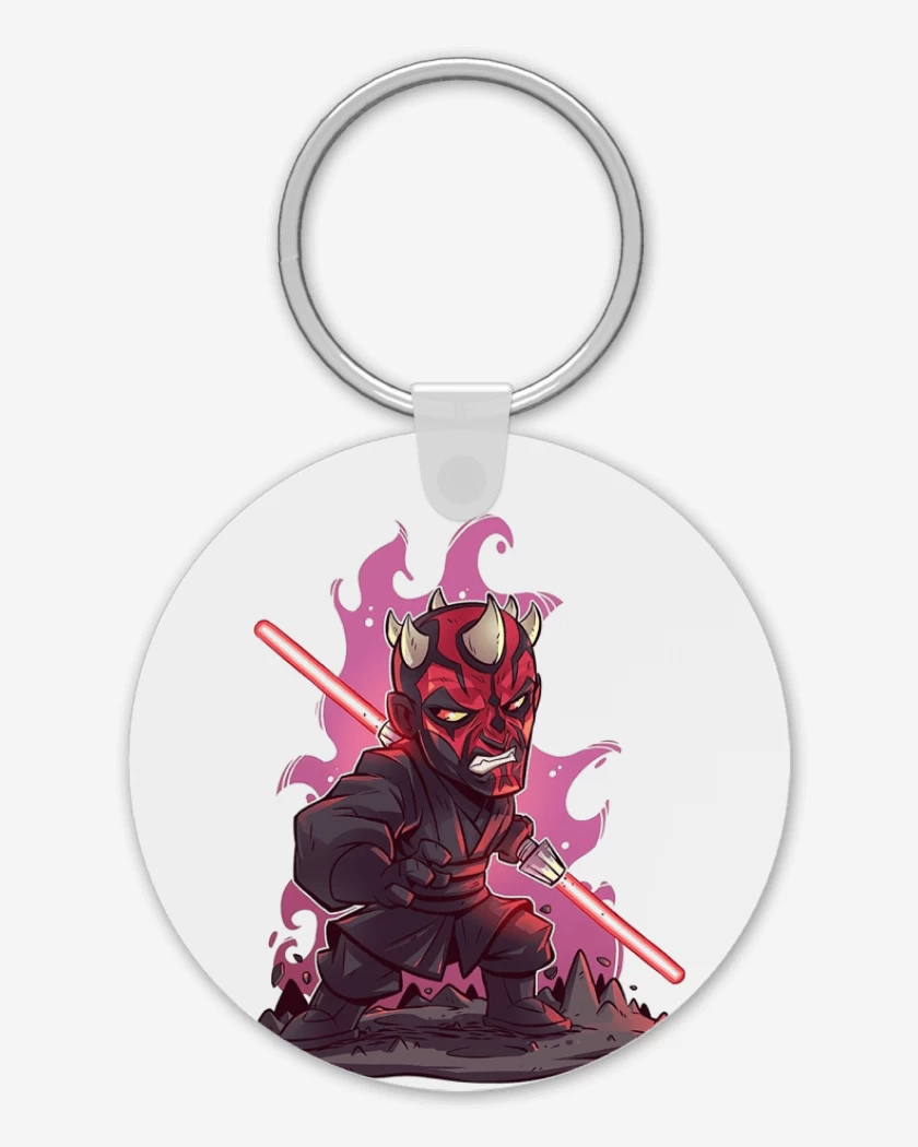 Llavero Blanco de Chibi Dath Maul