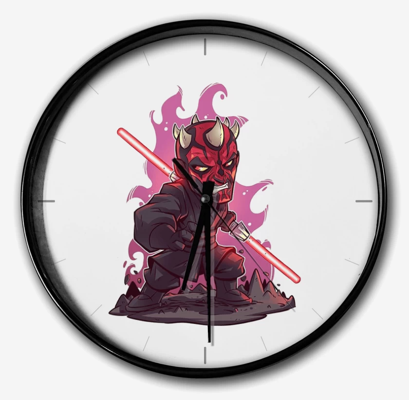 Reloj Blanco de Chibi Dath Maul