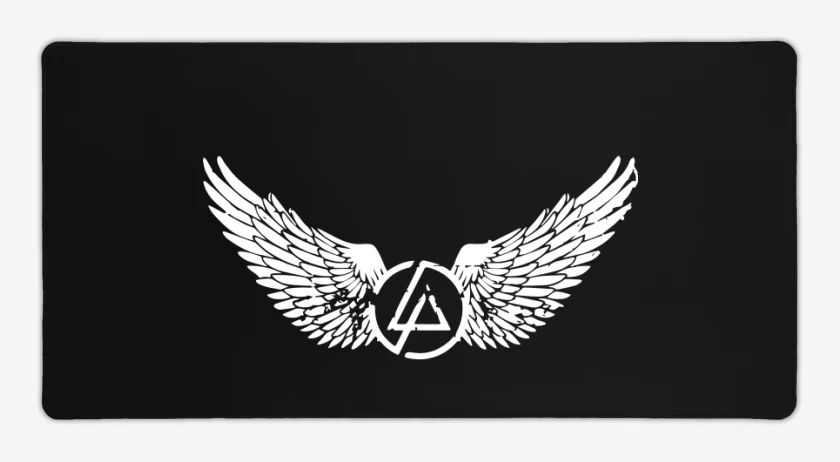 Mouse pad Gamer Negro de Alas