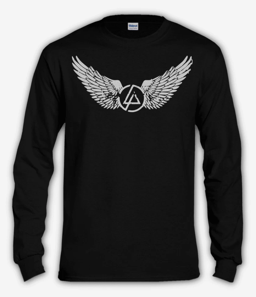 Polera manga larga Negro de Alas