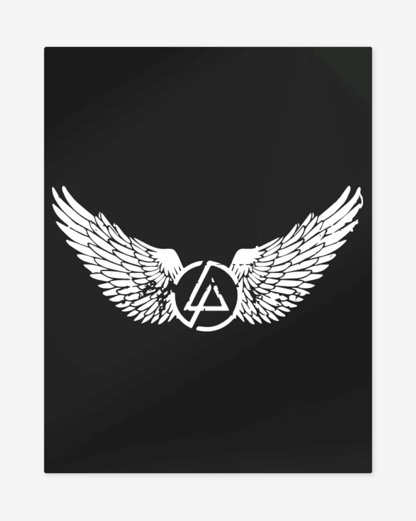 Print metalico Negro de Alas