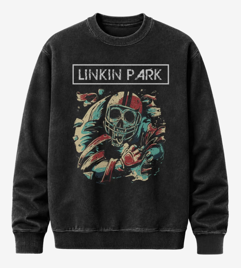 Poleron Polo Acid Wash Negro de Park 2