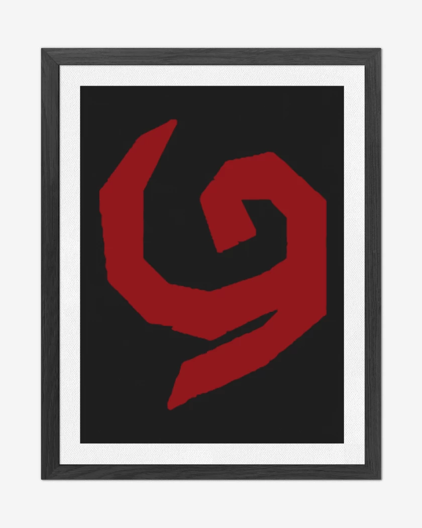 Cuadro decorativo Negro de The Legend Of Zelda - Kokiri Shield