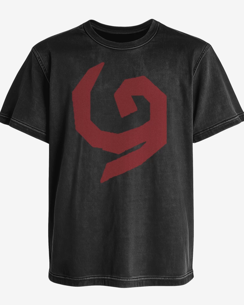 Polera desgastada Negro de The Legend Of Zelda - Kokiri Shield
