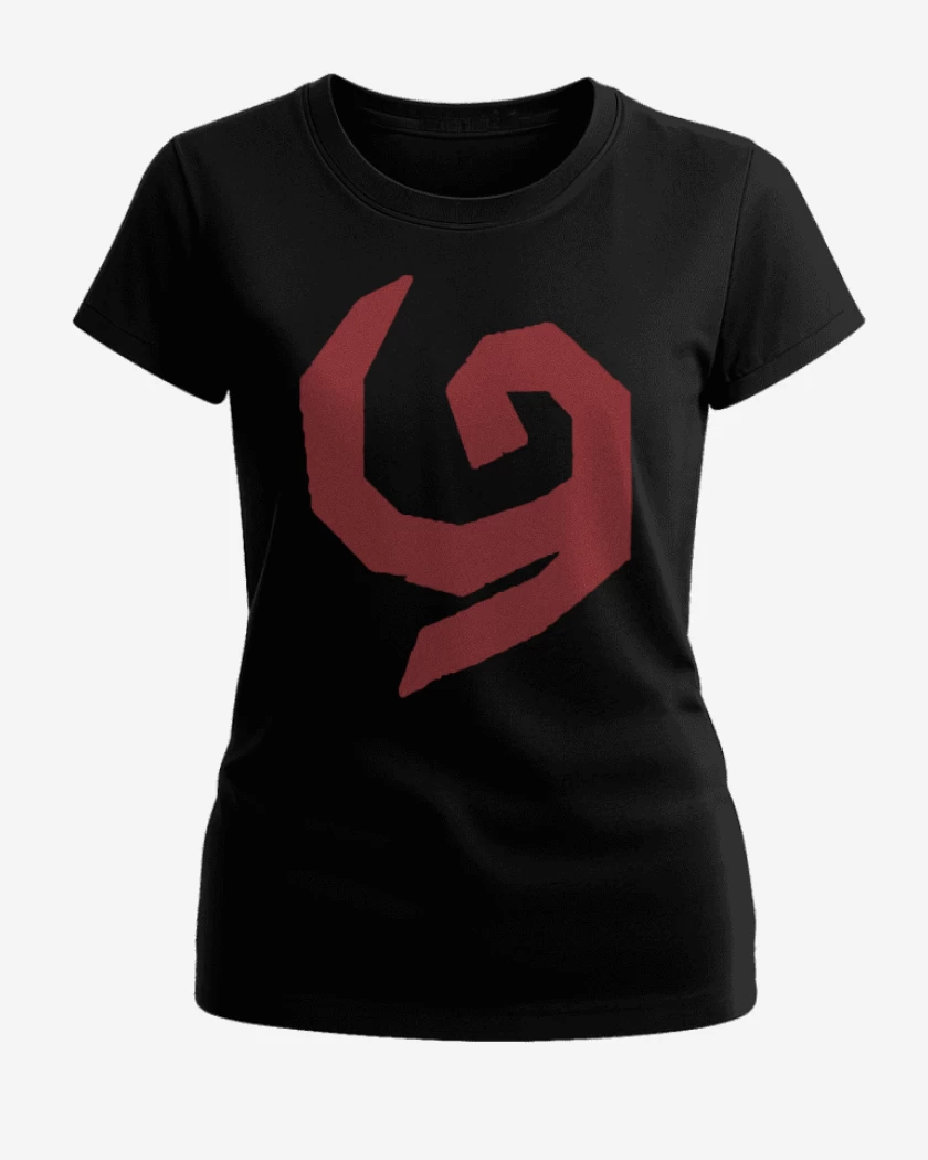 Polera de Mujer Negro de The Legend Of Zelda - Kokiri Shield