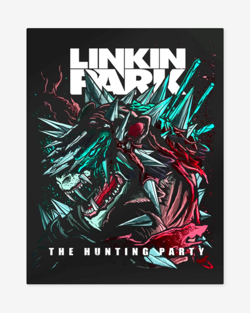 Print metalico Negro de The hunting party
