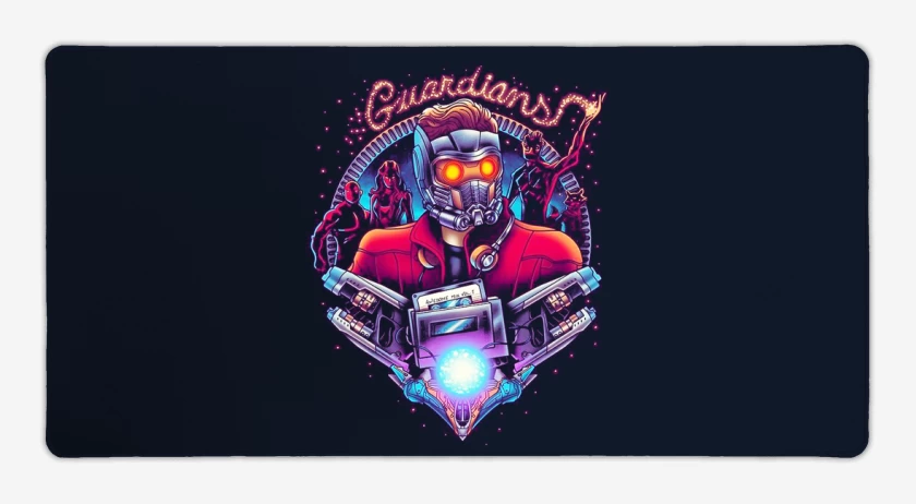 Mouse pad Gamer Azul Marino de Guardianes de la Galaxia